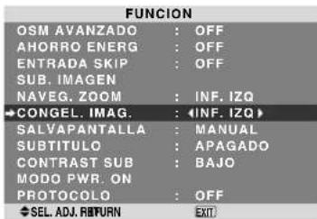 NEC PlasmaSync 60XR5 - Visualización de imágenes detenidas en la subpantalla - 1