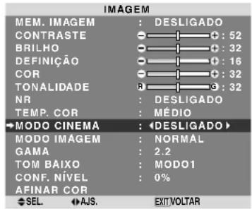 NEC PlasmaSync 60XR5 - Definir a imagem para se adequar ao filme - 1