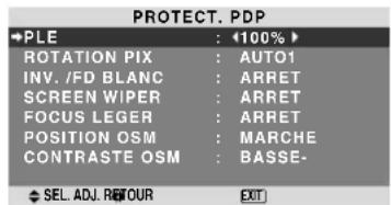 NEC PlasmaSync 60XR5 - Réduction de la rémanence de l'image sur l'écran - 1