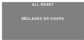NEC PlasmaSync 60XR5 - Restauration des valeurs par défaut - 2