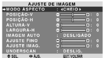 NEC PlasmaSync 60XR5 - ■ Quando "IMAGEM AUTO" está "DESLIGADO" - 1