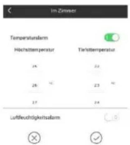 TECHNOLINE WS 9422 - Indstilling af advarsel om temperatur og luftfugtighed - 1