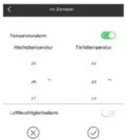 TECHNOLINE WS 9422 - Temperature and humidity alert setting - 1
