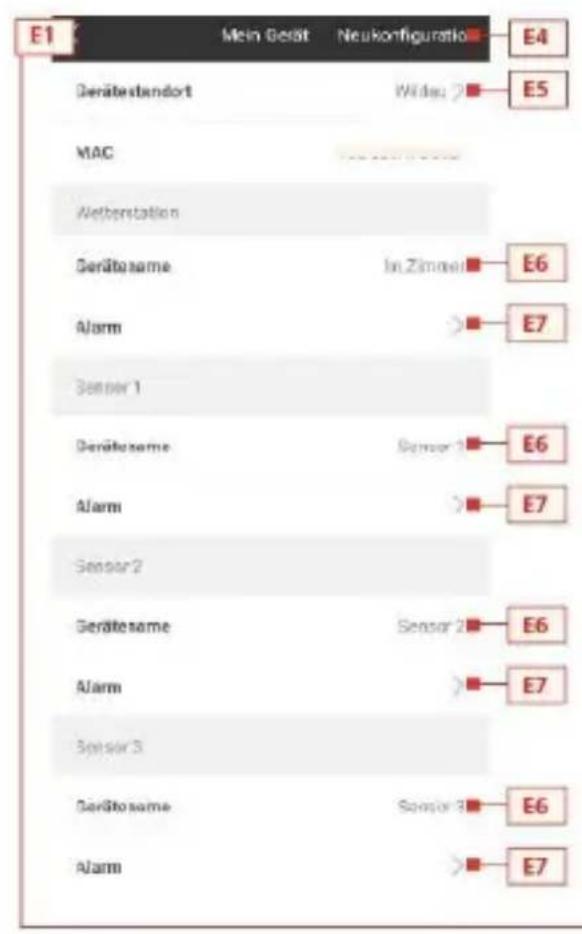 TECHNOLINE WS 9422 - Beskrivelse af menu - 1