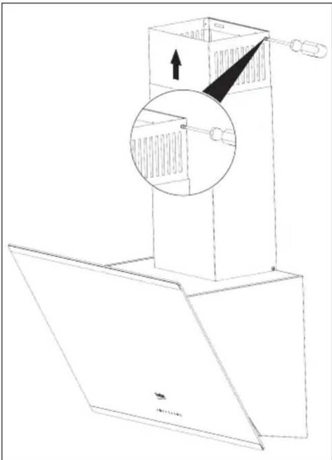 BEKO HCA63640Z - Montáž odvodu digestoře - 2