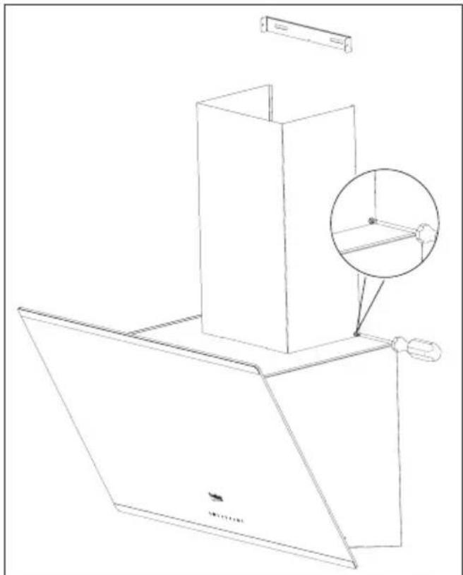 BEKO HCA63640Z - Gartraukio kaminosumontavimas - 1
