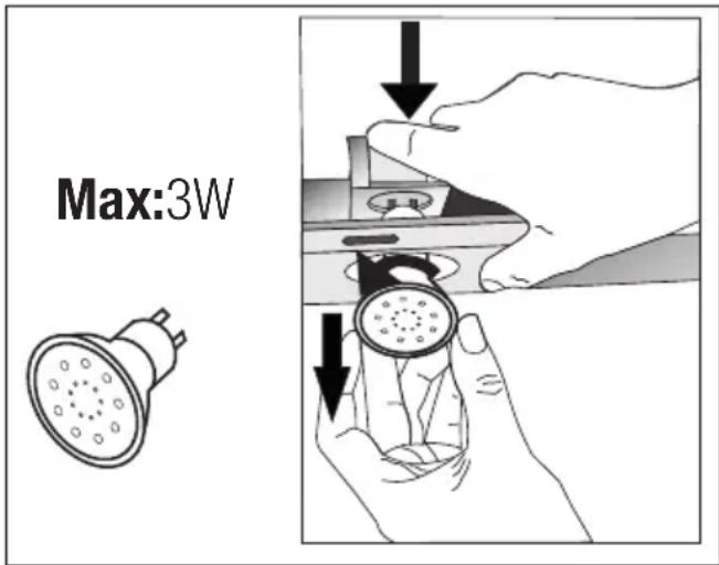 BEKO HCA63640Z - Remplacement des ampôules - 1