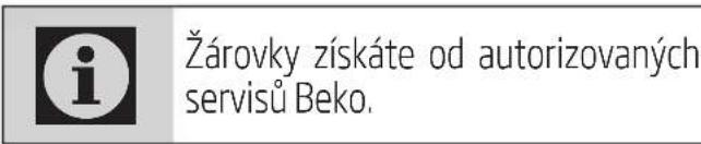 BEKO HCA63640Z - Výměna Žárovek - 2
