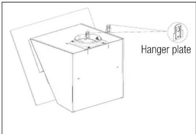 BEKO HCA63640Z - Installing the hood onto the wall - 1