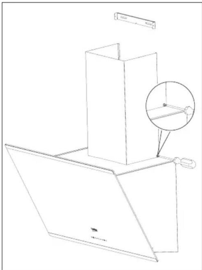 BEKO HCA63640Z - Instalarea evacuãrii hotei - 1