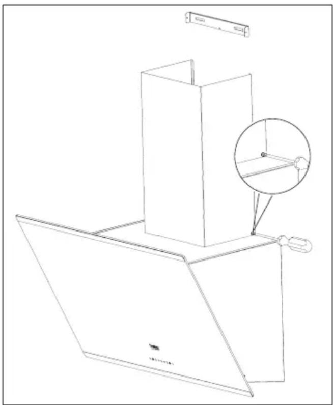 BEKO HCA63640Z - YcTaHOBKa BbITaJxHOJ Tpy6bl - 1