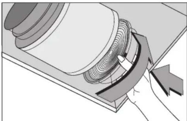 BEKO HCA63640Z - Replacing the carbon filter - 1