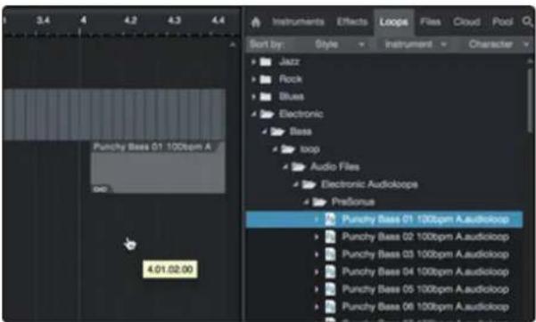 Punchy Bass 01 100bpm A 4.01.02.00 Instruments Effects Loops Files Cloud Pool Sort by: Style Instrument Character Jazz Rock Blues Electronic Bass loop Audio Files Electronic Audicloope Predionus Punchy Bass 01 100bpm A.audioloop Punchy Bass 02 100bpm A.audioloop Punchy Bass 03 100bpm A.audioloop Punchy Bass 04 100bpm A.audioloop Punchy Bass 05 100bpm A.audioloop Punchy Bass 06 100bpm A.audioloop