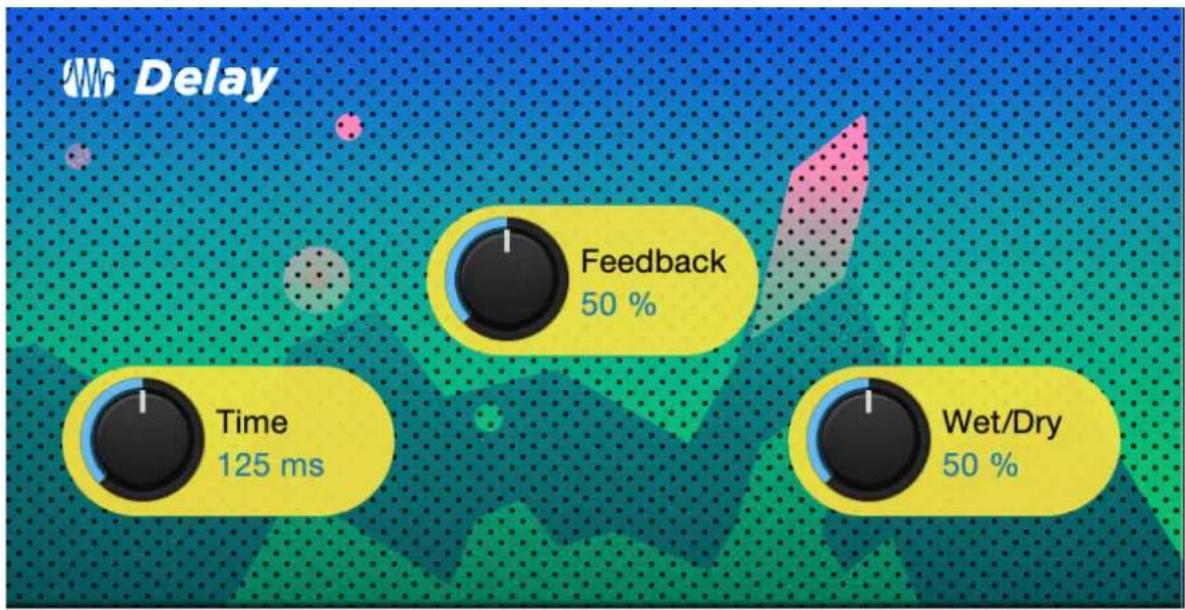 Delay Feedback 50 % Time 125 ms Wet/Dry 50 %