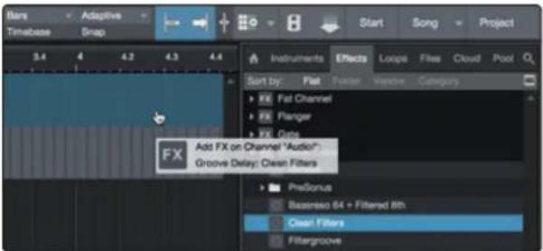PRESONUS Revelator io44 - Glisser-déposer d'effets - 1