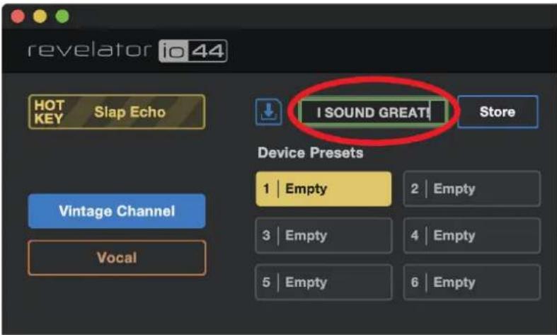 revelator io 44 HOT KEY Slap Echo I SOUND GREAT! Store Device Presets 1 | Empty 2 | Empty 3 | Empty 4 | Empty 5 | Empty 6 | Empty Vintage Channel Vocal
