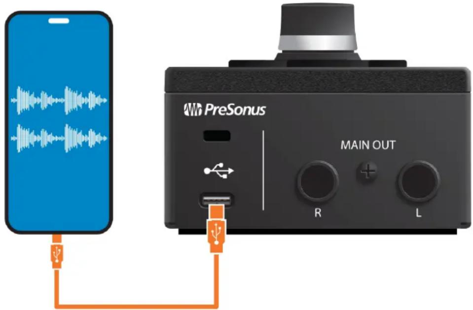 PRESONUS Revelator io44 - Utilisation de la Revelator io44 avec des appareils Android - 1