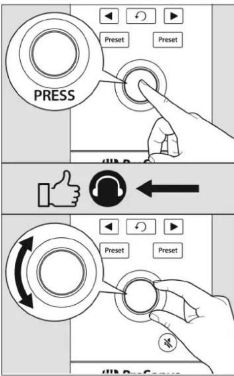 PRESS Preset Preset (1) P ↑ ← Preset Preset Preset Preset (1) P → ← Preset Preset