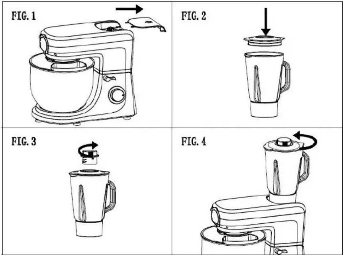 THOMSON THFP9714G - Comment utiliser le mixeur : - 1