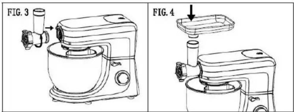THOMSON THFP9714G - How to use the mincer - 2