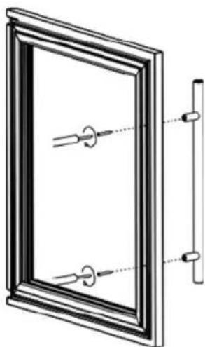 NewAir NCH1K5BK00 - COMMENT INSTALLER LA POIGNEE DE PORTE - 1