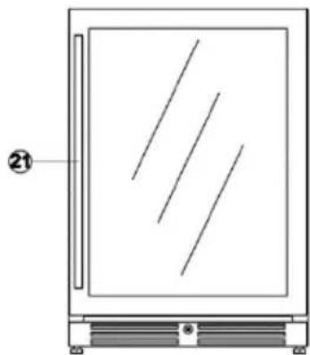 NewAir NCH1K5BK00 - PARTS LIST - 2