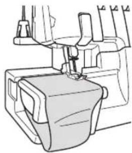 BROTHER 655D - Couture en mode bras libre (retrait de la table d'extension) - 2