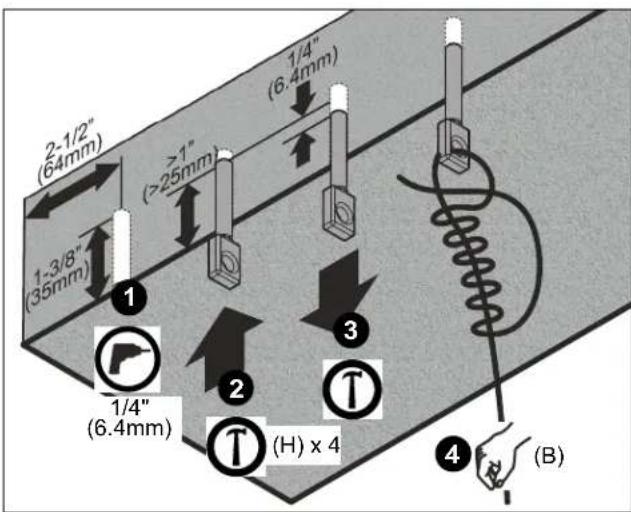 EPSON ELPMBP05 - Solid Concrete Ceiling Structure - 2