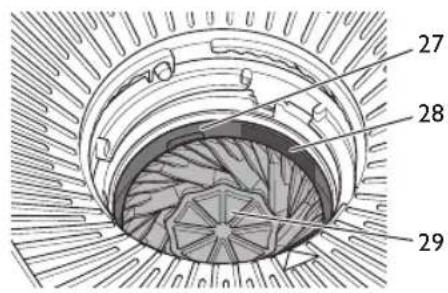 MELITTA AromaFresh Therm Pro - Afmontering og rengoring af malegradsregulator - 4