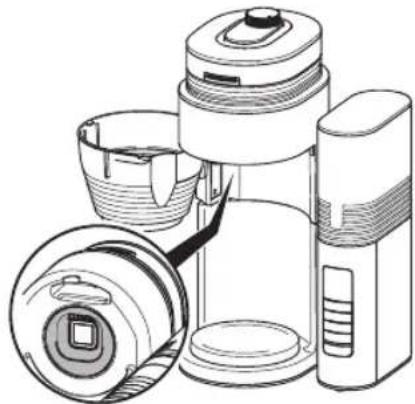 MELITTA AromaFresh Therm Pro - Cleaning the ground coffee chute - 1