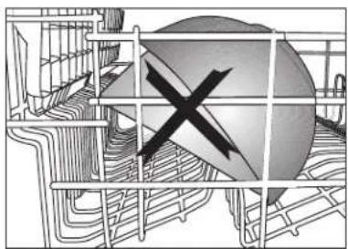 THOMSON TDW4714BK - Placing the dishes into the dishwasher - 2