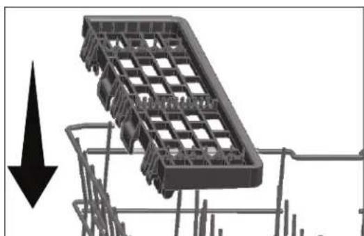 THOMSON TDW4714BK - Support multifonction du panier supérieur - 3