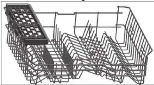THOMSON TDW4714BK - Upper basket multipurpose service rack - 1