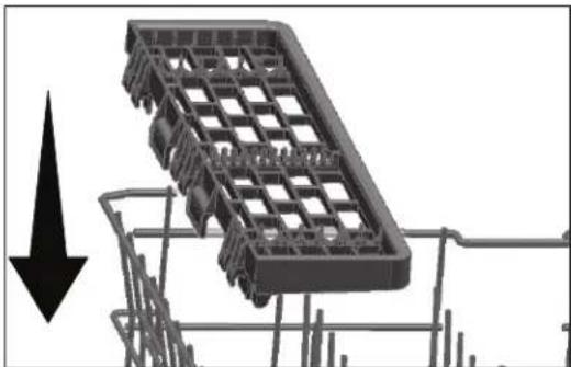 THOMSON TDW4714BK - Upper basket multipurpose service rack - 3