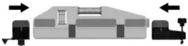 Laserliner HandyLaser - Montera de justerbara fötterna - 1