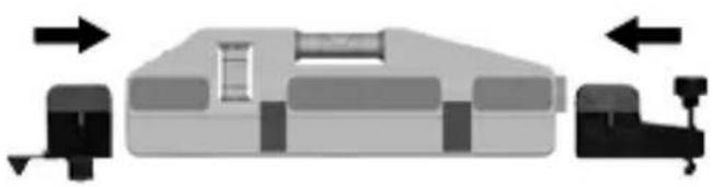 Laserliner HandyLaser - Montar los pies ajustables - 1