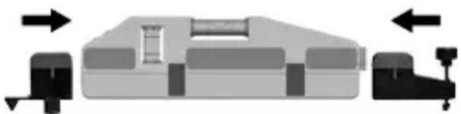 Laserliner HandyLaser - Fixer les pieds de réglage - 1