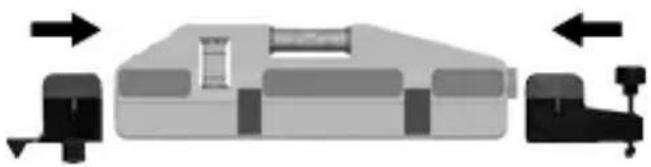 Laserliner HandyLaser - Afstelpoten opsteken - 1