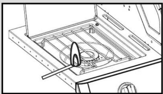 CHAR BROIL Performance 463259223 - Sideburner Match Lighting - 1