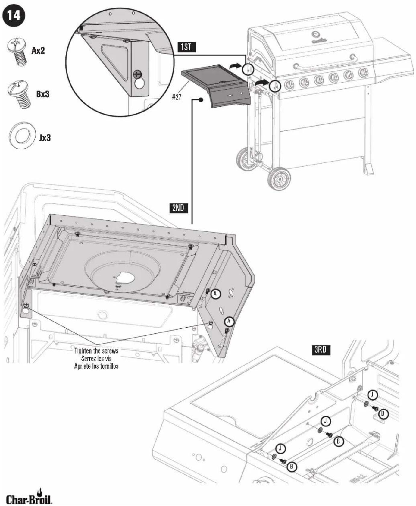 CHAR BROIL Performance 463259223 - ASSEMBLY / ASSEMBLAGE / ASSEMBLEA - 1