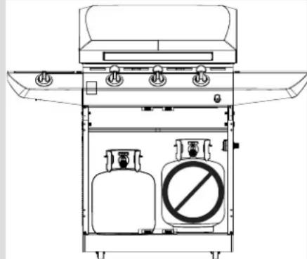 CHAR BROIL Performance 463259223 - DANGER - 1