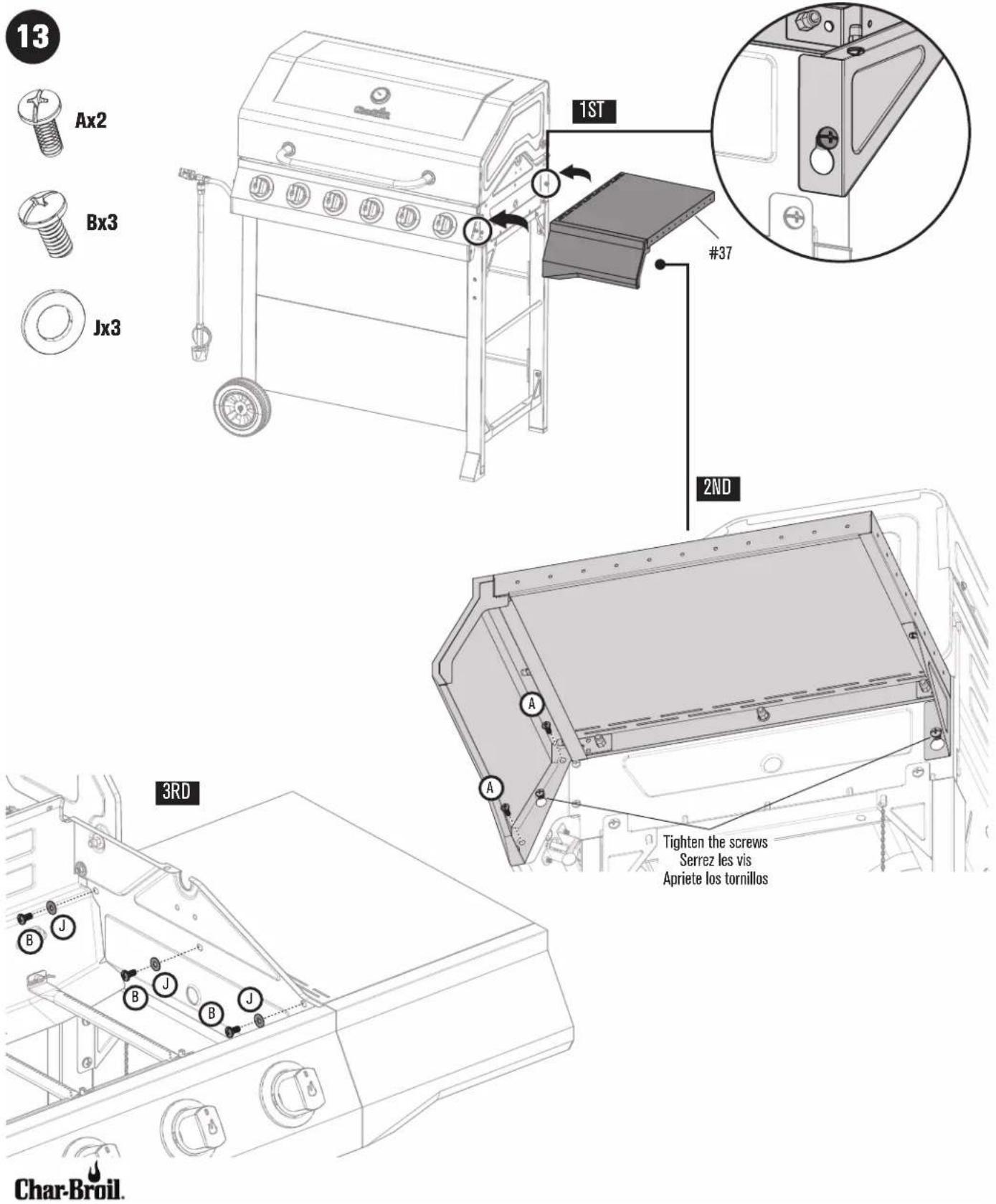 CHAR BROIL Performance 463259223 - ASSEMBLY / ASSEMBLAGE / ASSEMBLEA - 1