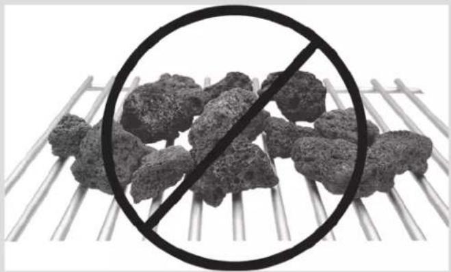 CHAR BROIL Performance 463259223 - Pierres de lave et briquettes - 1