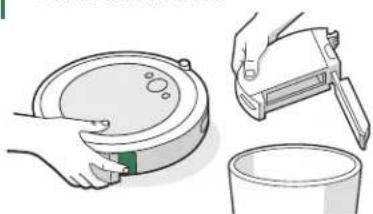 IROBOT Roomba Combo i5 - Nettoyage des capteurs de bac plein - 1