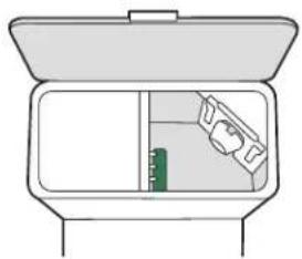 IROBOT Roomba Combo i5 - Élimination des débris du couvercle de la soufflerie - 1