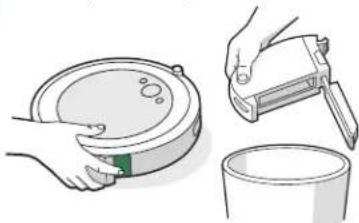 IROBOT Roomba Combo i5 - Limpieza de los sensores de depósito lleno - 1