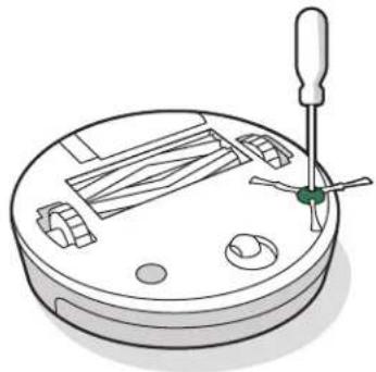 IROBOT Roomba Combo i5 - Reinigung der Kantenbürste - 1