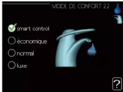 MITSUBISHI HSB140 - Menu 2.2 - mode de comport - 1