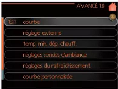 MITSUBISHI HSB140 - Menu 1.9 - avancé - 1