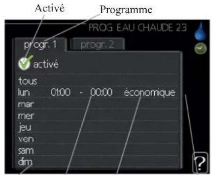 MITSUBISHI HSB140 - Menu 2.3 - programmation - 1